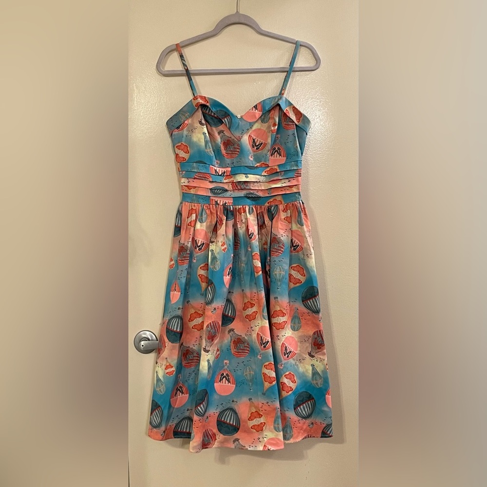 VOODOO VIXEN NWOT Aria Hot Air Balloon Print Dress - Picture 7 of 12